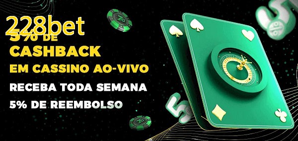 Promoções do cassino ao Vivo 228bet